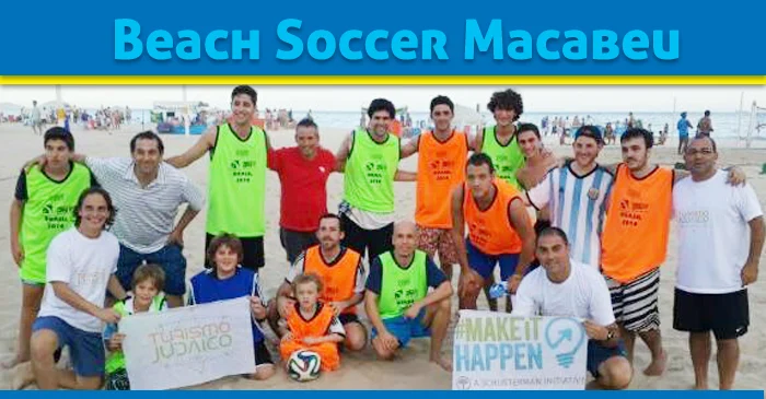 Beach Soccer Macabeu – Macabi Rio e Turismo Judaico organizam encontro esportivo em Copacabana