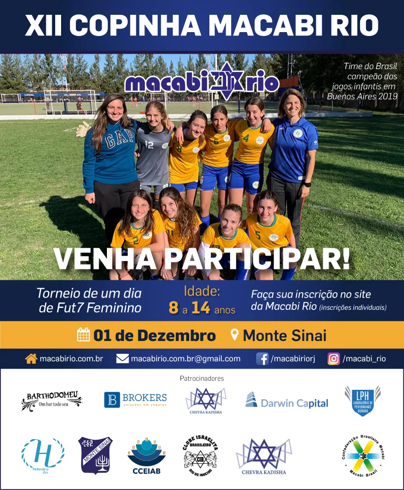 XII COPINHA – Inscrições Fut7 Feminino