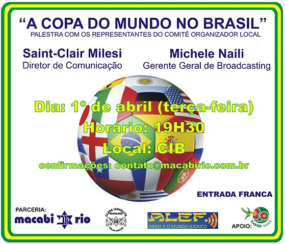 Palestra sobre a Copa do Mundo