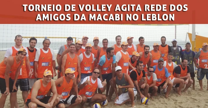 TORNEIO DE VOLEI DE PRAIA MASTER