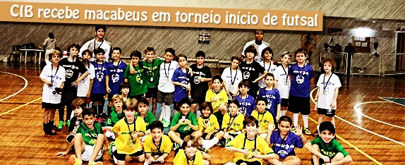 CIB recebe macabeus em torneio início de futsal