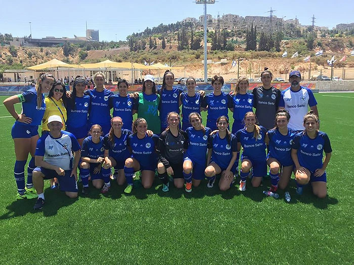 Equipe brasileira de futebol feminino nos Jogos Macabeus de 2017